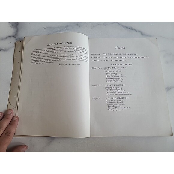 Entertaining All Year Round By Marjorie Reed Paperback - Picture 4 of 10